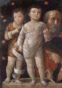 Andrea Mantegna, The Holy Fmaily with Saint John